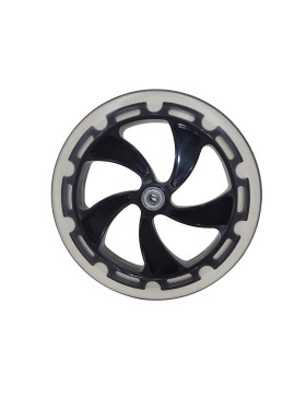 Ruota DI MONOPATTINO DIAMETRO 200 MM CARICO 80 KG ASSE 8 MM - BLACK ROLLER 200
