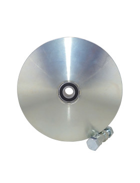 Ruota DEL PORTONE SCORREVOLE A Gola TONDA DIAMETRO 200 MM PER RAIL TONDO DI 20 MM CARICO XXX KG ASSE XX MM - GAGR 200/20 LARGO