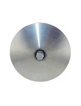 Ruota DEL PORTONE SCORREVOLE A Gola TONDA DIAMETRO 200 MM PER RAIL TONDO DI 20 MM CARICO XXX KG ASSE XX MM - GAGR 200/20 LARGO
