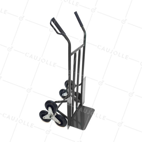Carrello a mano MONTE SCALE A 3 RUOTE CLASSICHE CARICO 200 KG • Caujolle