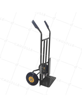 Carrello a mano CLASSICO TUTTO TERRE A 2 RUOTE INDEFORMABILI CARICO 150 KG • Caujolle