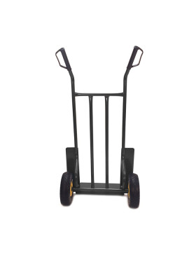 Carrello a mano CLASSICO TUTTO TERRENO A 2 RUOTE INDEFORMABILI CARICO 200 KG