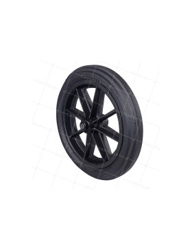 Ruota di carriola INDESTRUTTIBILE DIAMETRO 360 MM CARICO 125KG ASSE DI 10 MM - S605DP 360 L10-100 • Caujolle