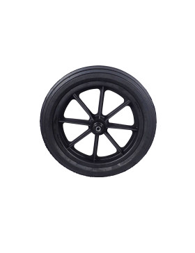 Ruota di carriola INCREVABILE DURE DIAMETRO 360 MM CARICO 150KG ASSE 10 MM - S605DP 360 L10-100