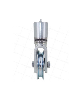 Ruota DI PORTALE PIVOTANTE A Gola TONDA DIAMETRO 120M - MTSP PIV 120GR