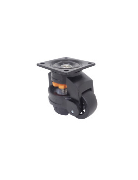 Ruota PIVOTANTE TRASFORMABILE IN PIEDI FISSI ANTI VIBRAZIONI DIAMETRO 62 MM CARICO 500 KG - STABILIZZATORE 62