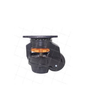 Ruota PIVOTANTE TRASFORMABILE IN PIEDI FISSI ANTI VIBRAZIONI DIAMETRO 62 MM CARICO 500 KG - STABILIZZATORE 62