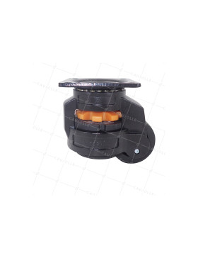 Ruota PIVOTANTE TRASFORMABILE IN PIEDI FISSI ANTI VIBRAZIONI DIAMETRO 62 MM CARICO 500 KG - STABILIZZATORE 62