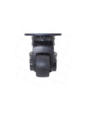Ruota PIVOTANTE TRASFORMABILE IN PIEDI FISSI ANTI VIBRAZIONI DIAMETRO 62 MM CARICO 500 KG - STABILIZZATORE 62
