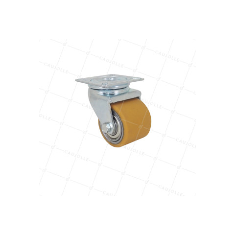Ruota EXTRA-BASSA FORTE CARICO DIAMETRO 50 MM ALTEZZA 72 MM CARICO 150 KG - SURB 50 P • Caujolle