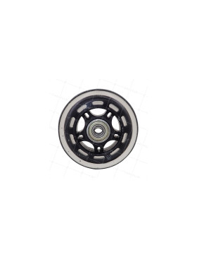 Ruota DI ROLLER DIAMETRO 75 MM CARICO 40 KG ASSE 8 MM - BLACK ROLLER 75