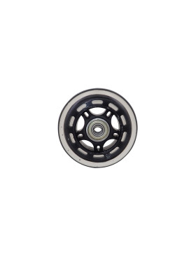 Ruota DI ROLLER DIAMETRO 75 MM CARICO 40 KG ASSE 8 MM - BLACK ROLLER 75