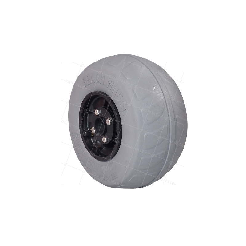 Ruota DI MARE A BASSA PRESSION DIAMETRO 223 MM CARICO 35 KG ASSE 25 MM - Ruota PALLONE 9 POLLICI