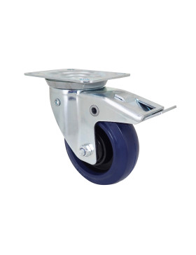 Ruota DI CARRETTO A RITORNO DIREZIONALE AUTOMATICO DIAMETRO 100 MM CARICO 75 CHILI - S2NS 100 AF RB STAB