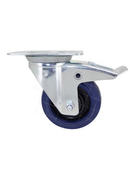 Ruota DI CARRETTO A RITORNO DIREZIONALE AUTOMATICO DIAMETRO 100 MM CARICO 75 CHILI - S2NS 100 AF RB STAB