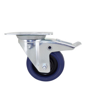 Ruota DI CARRETTO A RITORNO DIREZIONALE AUTOMATICO DIAMETRO 100 MM CARICO 75 CHILI - S2NS 100 AF RB STAB