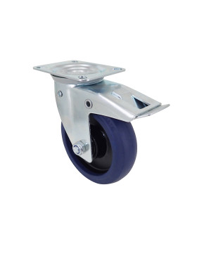 Ruota DI CARRELLO A RITORNO DIREZIONALE AUTOMATICO DIAMETRO 125 MM CARICO 100 KG - S2NS 125 AF RB STAB