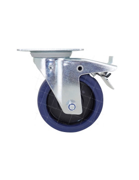 Ruota DI CARRELLO A RITORNO DIREZIONALE AUTOMATICO DIAMETRO 125 MM CARICO 100 KG - S2NS 125 AF RB STAB