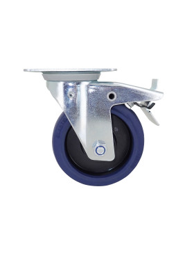 Ruota DI CARRELLO A RITORNO DIREZIONALE AUTOMATICO DIAMETRO 125 MM CARICO 100 KG - S2NS 125 AF RB STAB