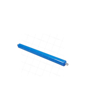 RULLO DI MANUTENZIONE PVC DIAMETRO 25 MM LUNGHEZZA 300 MM CARICO 8 KG ASSE 8 MM • Caujolle