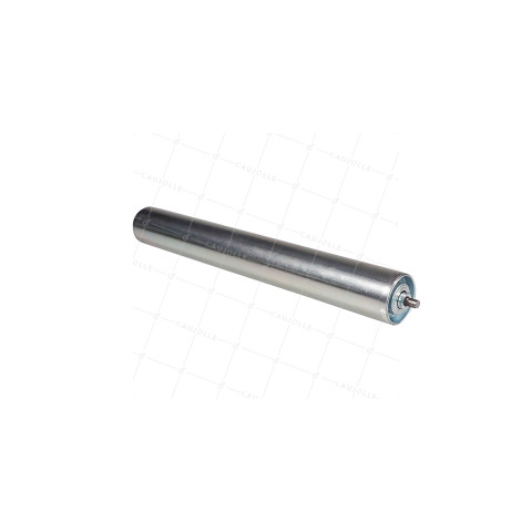 RULLI DI MANUTENZIONE IN ACCIAIO DIAMETRO 50 MM LUNGHEZZA 400 MM CARICO 83 KG ASSE 8 MM • Caujolle