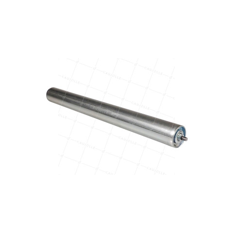 RULLO DI MANUTENZIONE ACCIAIO DIAMETRO 50 MM LUNGHEZZA 500 MM CARICO 83 KG ASSE 8 MM • Caujolle