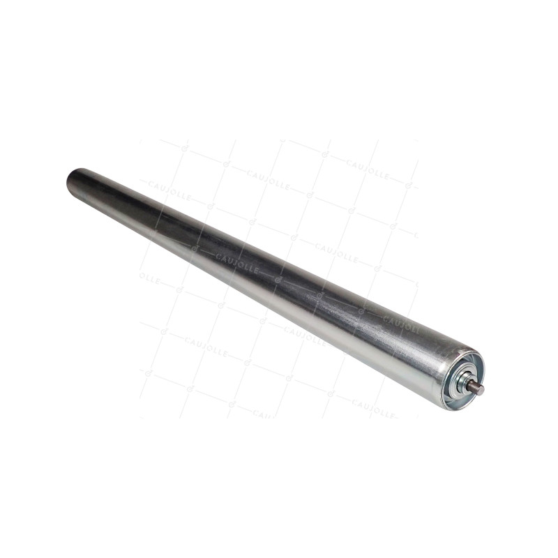 RULLO DI MANUTENZIONE ACCIAIO DIAMETRO 50 MM LUNGHEZZA 800 MM CARICO 83 KG ASSE 8 MM