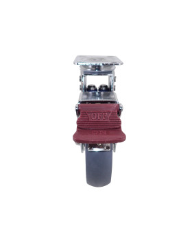 Ruota PIVOTANTE A Piastra A FRENO ANTISHOCK DIAMETRO 125 MM - SUSPENSIONE 125 AF