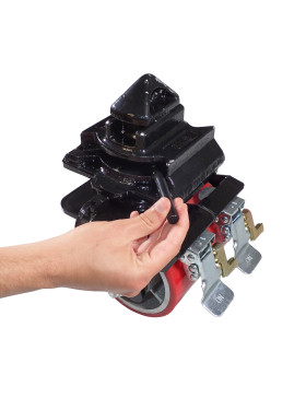 Ruota PER CONTENITORE DIAMETRO 150 MM CARICO 2300 KG SISTEMA TWIST-LOCK