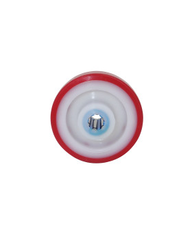 Ruota D'ABRI DI PISCINA NYLON POLIURETANO DIAMETRO 80 MM CARICO 120 KG ASSE 12 MM Cuscinetto INOX