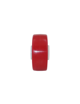 Ruota D'ABRI DI PISCINA NYLON POLIURETANO DIAMETRO 80 MM CARICO 120 KG ASSE 12 MM Cuscinetto INOX