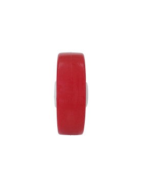 Ruota D'ABRI DI PISCINA NYLON POLIURETANO DIAMETRO 100 MM CARICO 120 KG ASSE 12 MM Cuscinetto INOX - S2450BP 100 RR INOX 12
