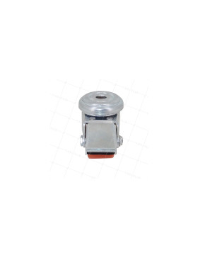 Ruota EXTRA-BASSA FORTE CARICO DIAMETRO 35 MM CARICO 100KG A FISSAGGIO DI 10 MM ALTEZZA 58 MM - SURB 35 OAF