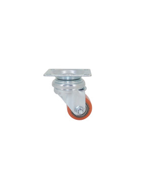 Ruota EXTRA-BASSA FORTE CARICO DIAMETRO 35 MM ALTEZZA 66 MM CARICO 100 KG - SURB 35P