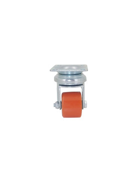 Ruota EXTRA-BASSA FORTE CARICO DIAMETRO 35 MM ALTEZZA 66 MM CARICO 100 KG - SURB 35P