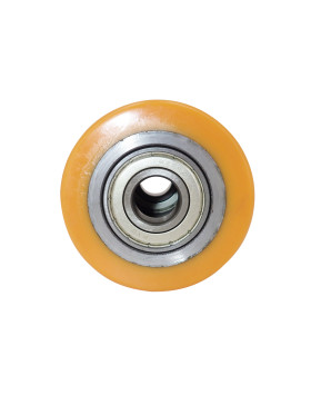 Ruota DI TRANSPALETTE DIAMETRO 85 MM CARICO 900 KG ASSE 20 MM SFERE - GTP8590
