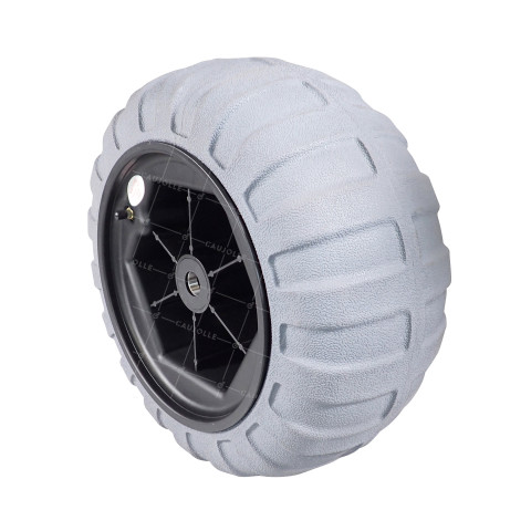 Ruota PALLONE BASSA PRESSIONE PER SPIAGGIA DIAMETRO 420 MM CARICO 80 CHILI ASSE 25 MM - Ruota PALLONE 16 POLLICI • Caujolle