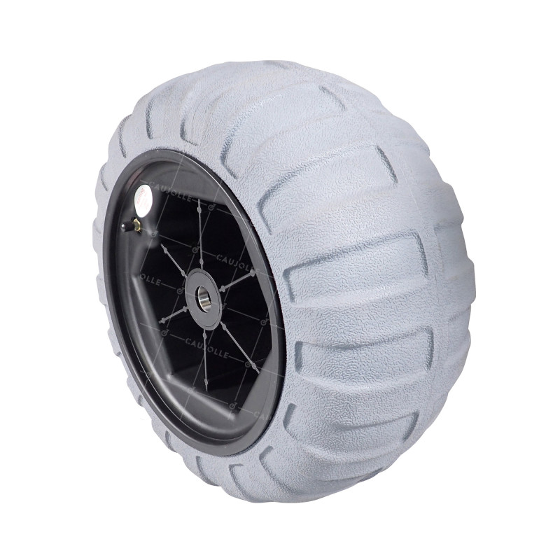 Ruota PALLONE BASSA PRESSIONE PER SPIAGGIA DIAMETRO 420 MM CARICO 80 CHILI ASSE 25 MM - Ruota PALLONE 16 POLLICI