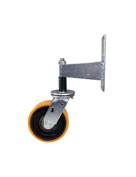 Ruota DI PORTA A RITORNO PIVOTANTE FORTE CARICO DIAMETRO 150 MM CARICO 350 KG