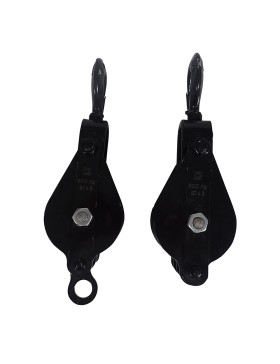 COPPIA DI GUANTI DA SOLLEVAMENTO PER CORDA DI 12 MM DIAMETRO MAX 90 MM 3 RULLI