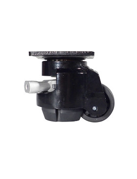 ROULETTE TRASFORMABILE IN PIEDE FISSO PER UTILIZZO REGOLARE DIAMETRO 50 MM CARICO 250 KG - STABILIZZATORE 50 A CRICCHETTO