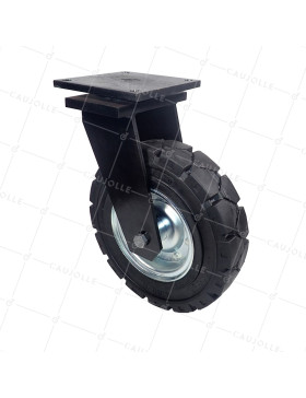 Ruota TUTTO TERRENO PER OSTACOLO DIAMETRO 406 MM CARICO 950 KG - SERIE TITAN PIV 406 • Caujolle