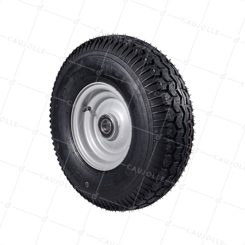 Ruota DI MOBIL HOME PNEU KENDA JANTE TÔLE DIAMETRO 510 MM CARICO 2750KG ASSE 35 MM A SFERE 6.00-9 • Caujolle