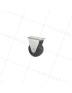 Ruota FISSA IN POLIPROPYLENE ECO DIAMETRO 32MM CARICO 10KG - S17PP 32 • Caujolle