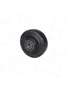 Ruota IN GHISA Fasciatura SOFT CLASSICO DIAMETRO 125 MM ASSE 20MM - S2750F125/50 STANDARD • Caujolle