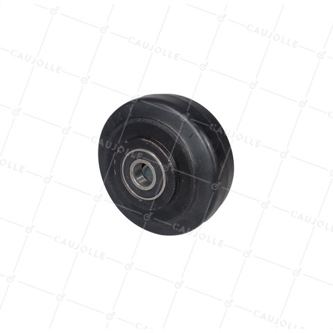 Ruota IN GHISA Fasciatura SOFT CLASSICO DIAMETRO 125 MM ASSE 20MM - S2750F125/50 STANDARD • Caujolle