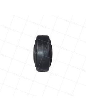 Ruota IN GHISA Fasciatura SOFT CLASSICO DIAMETRO 125 MM ASSE 20MM - S2750F125/50 STANDARD