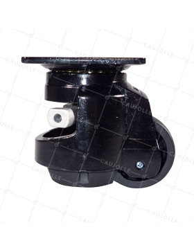 ROULETTE PIVOTANTE QUICK BLOCK DIAMETRO 62 MM CARICO 500 KG - STABILIZZATORE 62 RATCHET