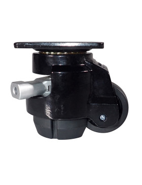 ROULETTE PIVOTANTE QUICK BLOCK DIAMETRO 62 MM CARICO 500 KG - STABILIZZATORE 62 RATCHET