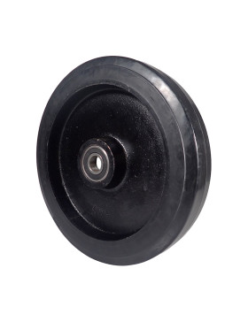 Ruota IN GHISA Fasciatura SOFFICE DIAMETRO 400 MM CARICO 1250 KG ASSE 30 MM - S2750F 400